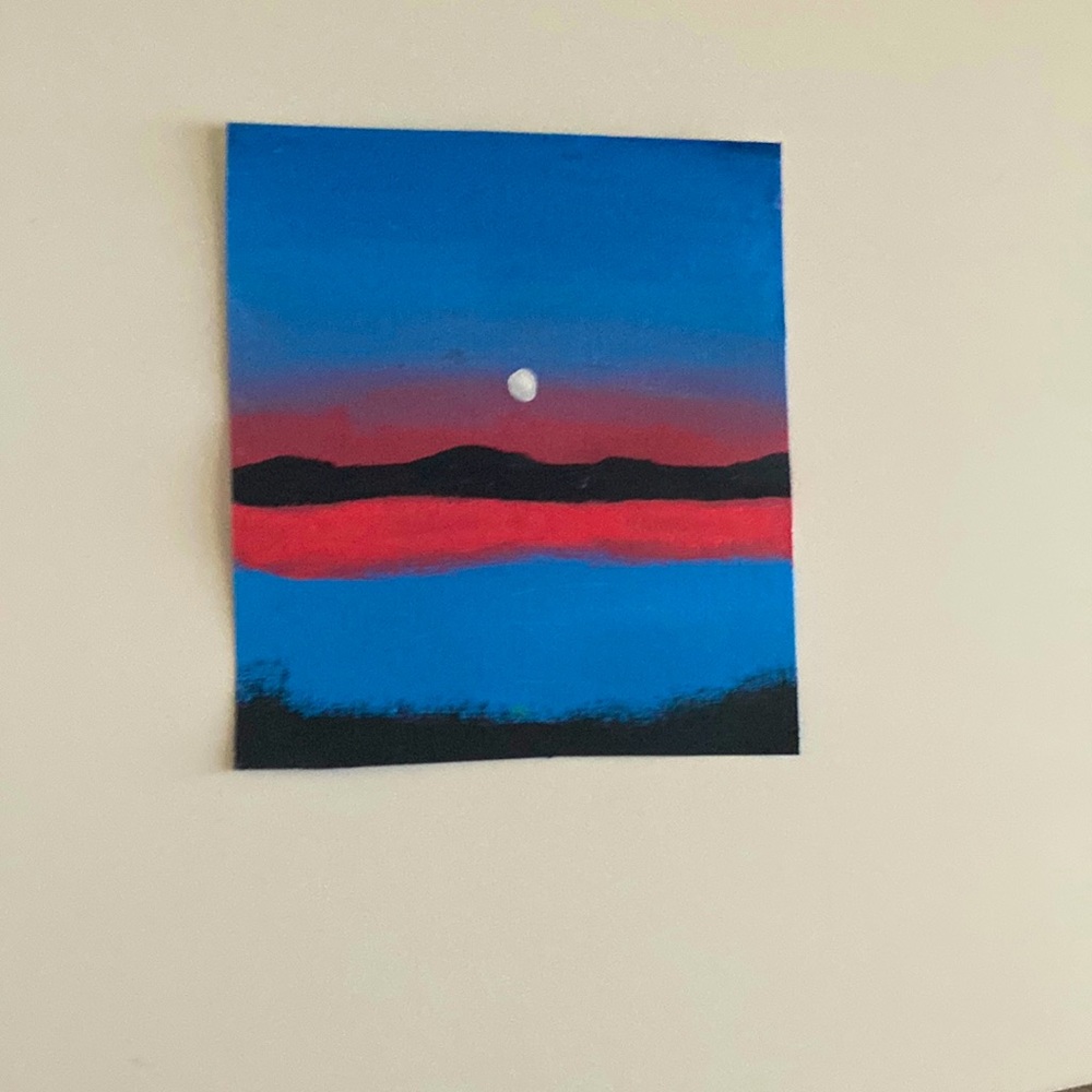 Cute lake painting!